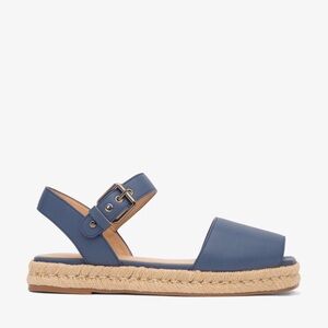 NWT: MATT & NAT SIMONE VEGAN ESPADRILLE SANDALS | sky blue | sz: 38